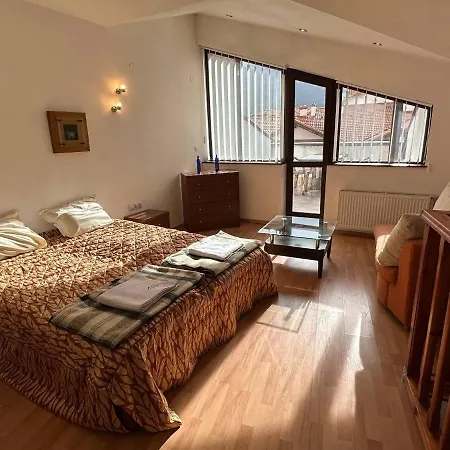 South Facing Bright Mountain View Penthouse - 2 Balconies, 300mbps Wifi, Washer Daire Bansko