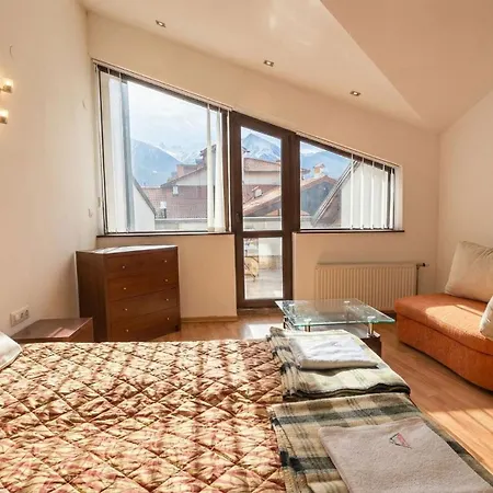 South Facing Bright Mountain View Penthouse - 2 Balconies, 300mbps Wifi, Washer בנסקו