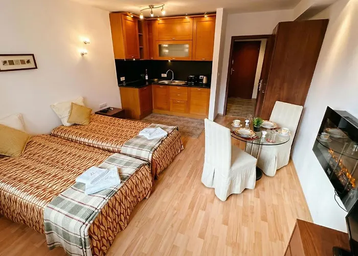 Apartman South Facing Bright Mountain View Penthouse - 2 Balconies, 300mbps Wifi, Washer Banszko